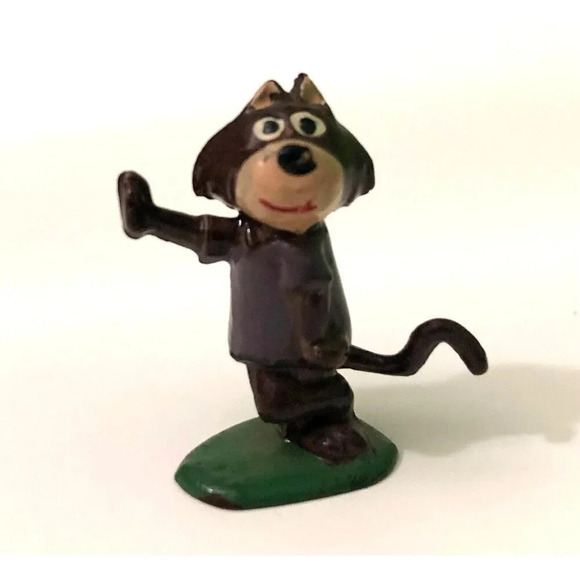 Vtg Marx Tinykins Hanna Barbera Fancy Fancy  Top Cat Mini Figure Hand Painted - Picture 12 of 14